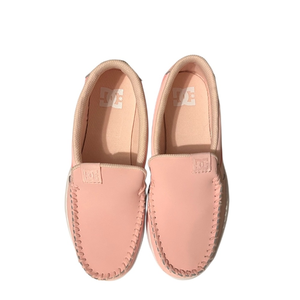 DC Women's Villain 2 Slip-On Moccasins in light pink.